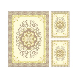 ميرسيا C0541 (مستطيل, ( T 160X220 + 2T 60X110 ), بني برونزي)