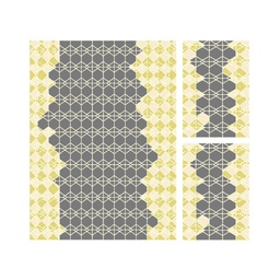 MURCIA C0551 (Rectangulaire, ( T 160X220 + 2T 60X110 ), GRIS FONCE)
