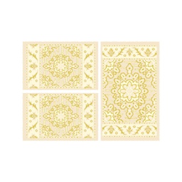 MURCIA C0520 (Rectangulaire, ( T 80X130 + 2T 65X100 ), CREME)