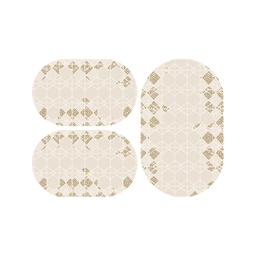 MURCIA C0550 (Ovale, ( O 80X130 + 2O 65X100 ), CREME)