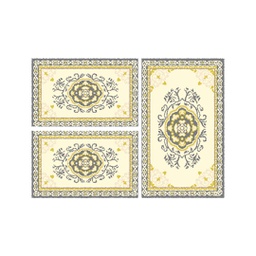 MURCIA C0541 (Rectangulaire, ( T 80X130 + 2T 65X100 ), GRIS FONCE)