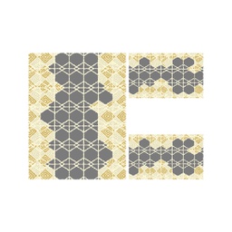 ميرسيا C0551 (مستطيل, ( T 80X120 + 2T 80X60 ), رمادي قاتم)