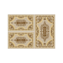 PLAZA 92378 (Rectangular, ( T 80X130 + 2T 65X100 ), IVOIRE)