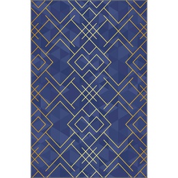 STORY 0678A (Rectangular, 180X270, BLEU NUIT, Lamination)