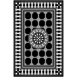 STORY 4288A (Rectangulaire, 180X270, NOIRE, Lamination)