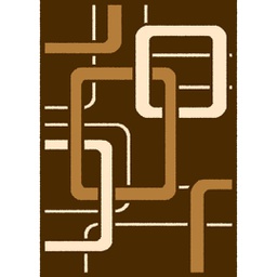 PLUME 55220 (Rectangulaire, 200X280, MARRON CHOCO LX CHICHENE)