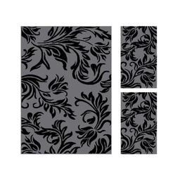 RELAX 26910 (Rectangulaire, ( T 150X220 + 2T 60X110 ), GRIS FONCE)